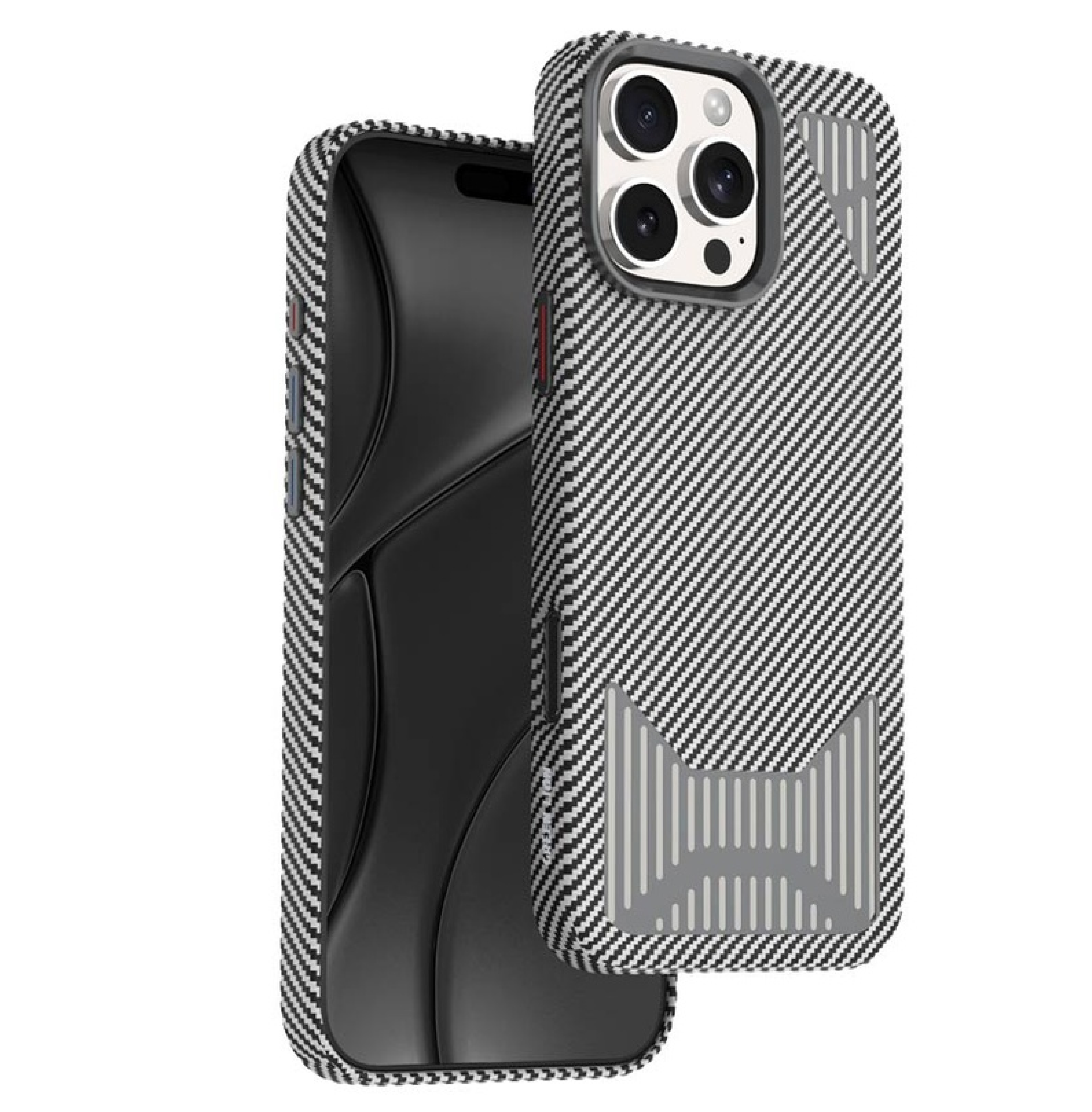 Case iPhone 16 Pro MagSafe MetalShield 3in1 design