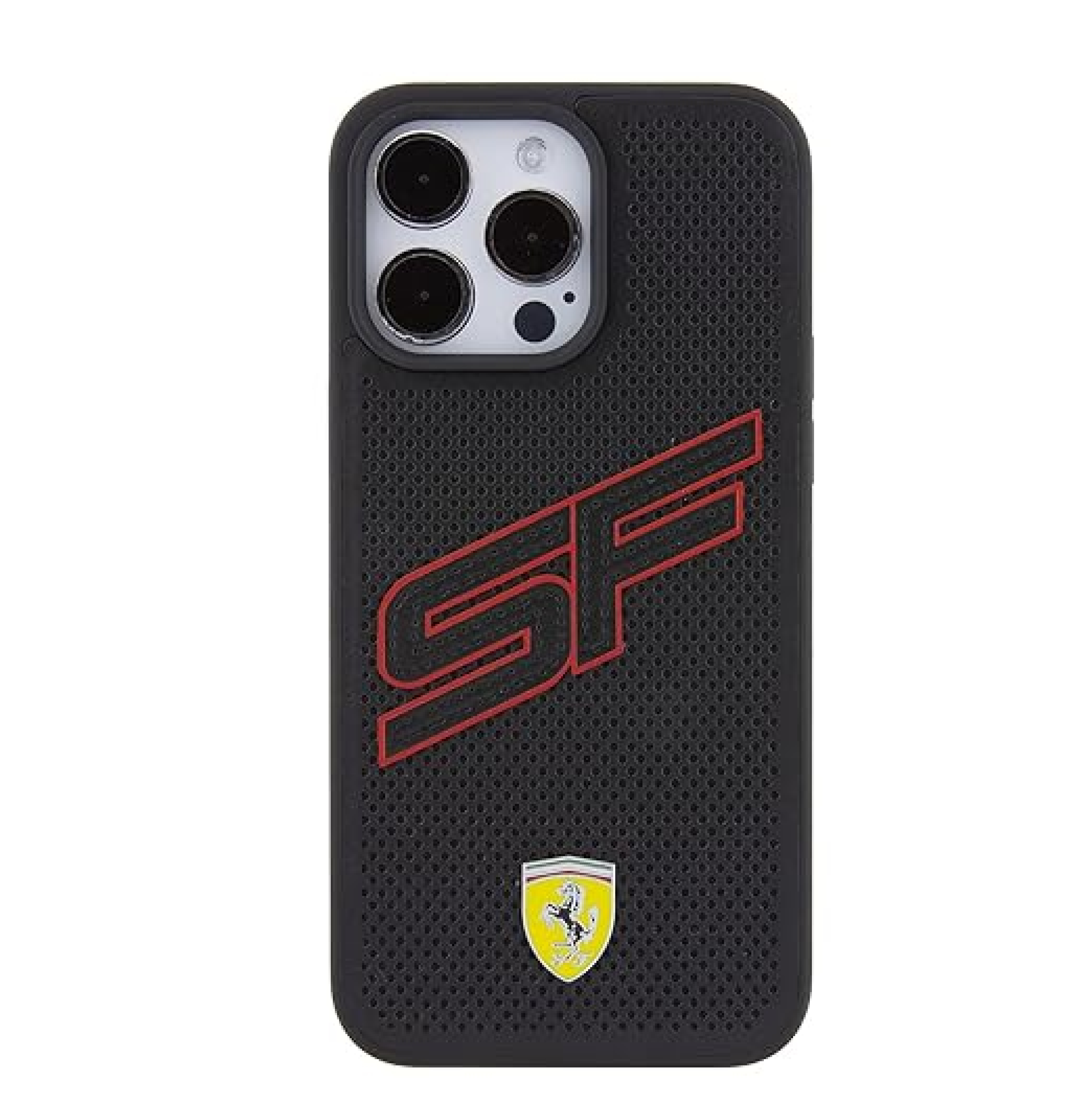 Case iPhone 15 pro Ferrari PU Leather SF Perforated