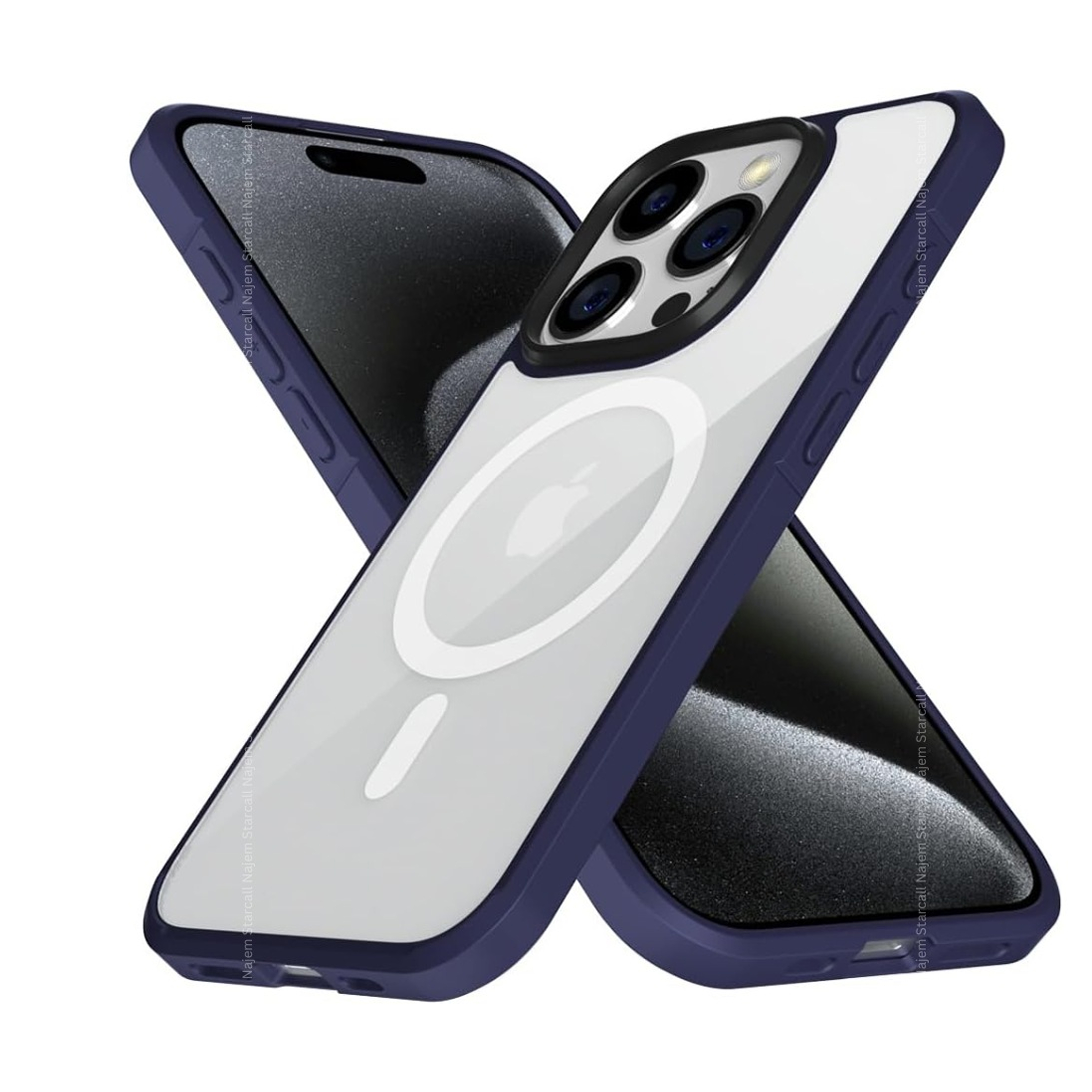 Case iPhone 15 pro max X-Level Ice Crystal Magsafe