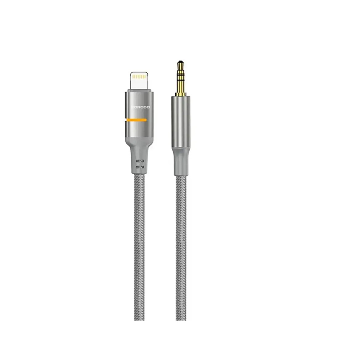 porodo Charging cord Porodo Aux to Lightning Braided Cable 1.2m PDCBL0029GYL