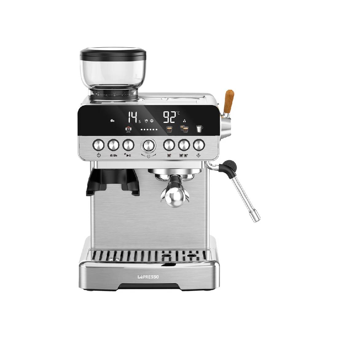 Кофемашина LePresso Caffe Artisan Semi-Auto Dual Boiler Pump Coffee Machine LPCFFCA0043SL — 2