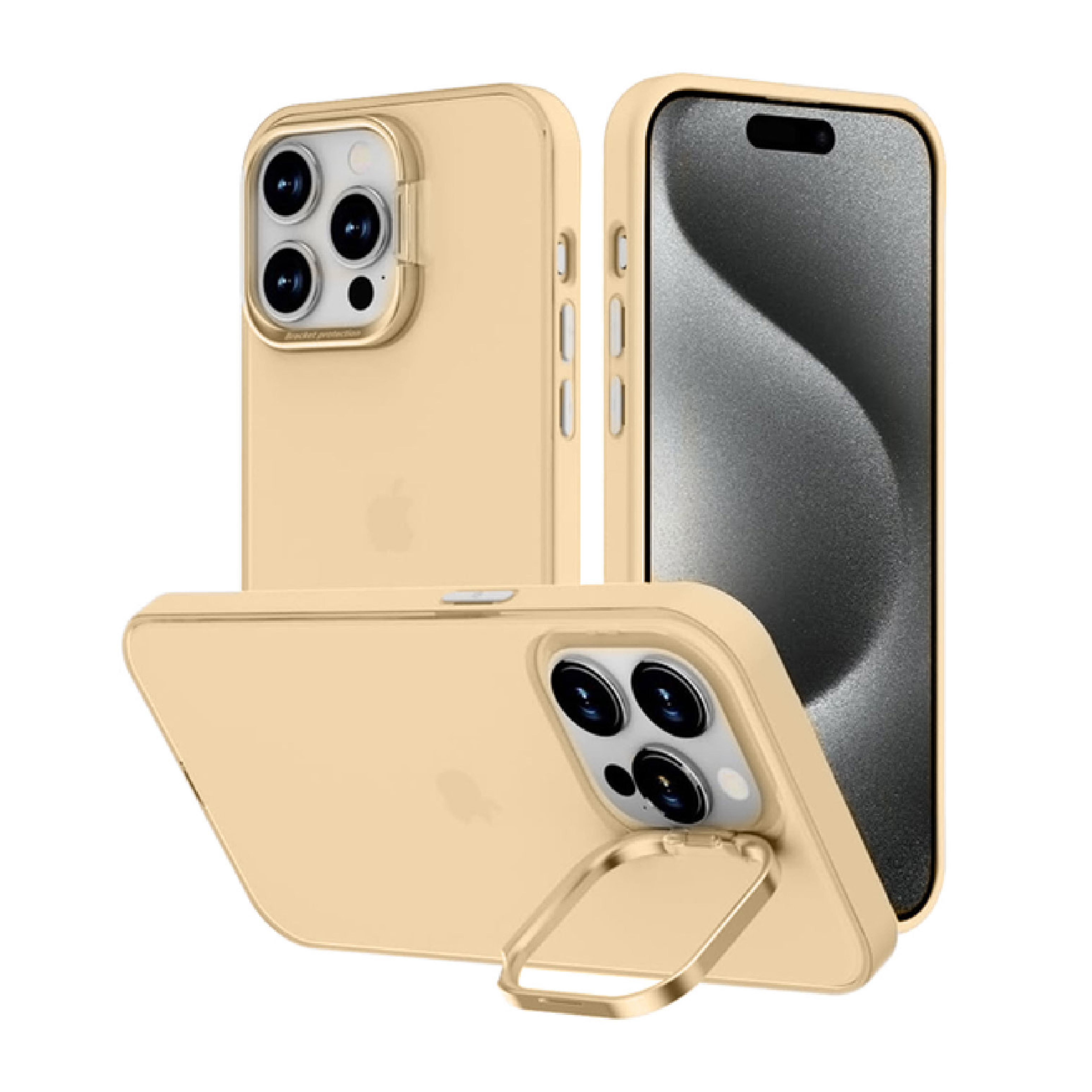 Case iPhone 15 pro Max J-Case TPU Creative Matte+stand