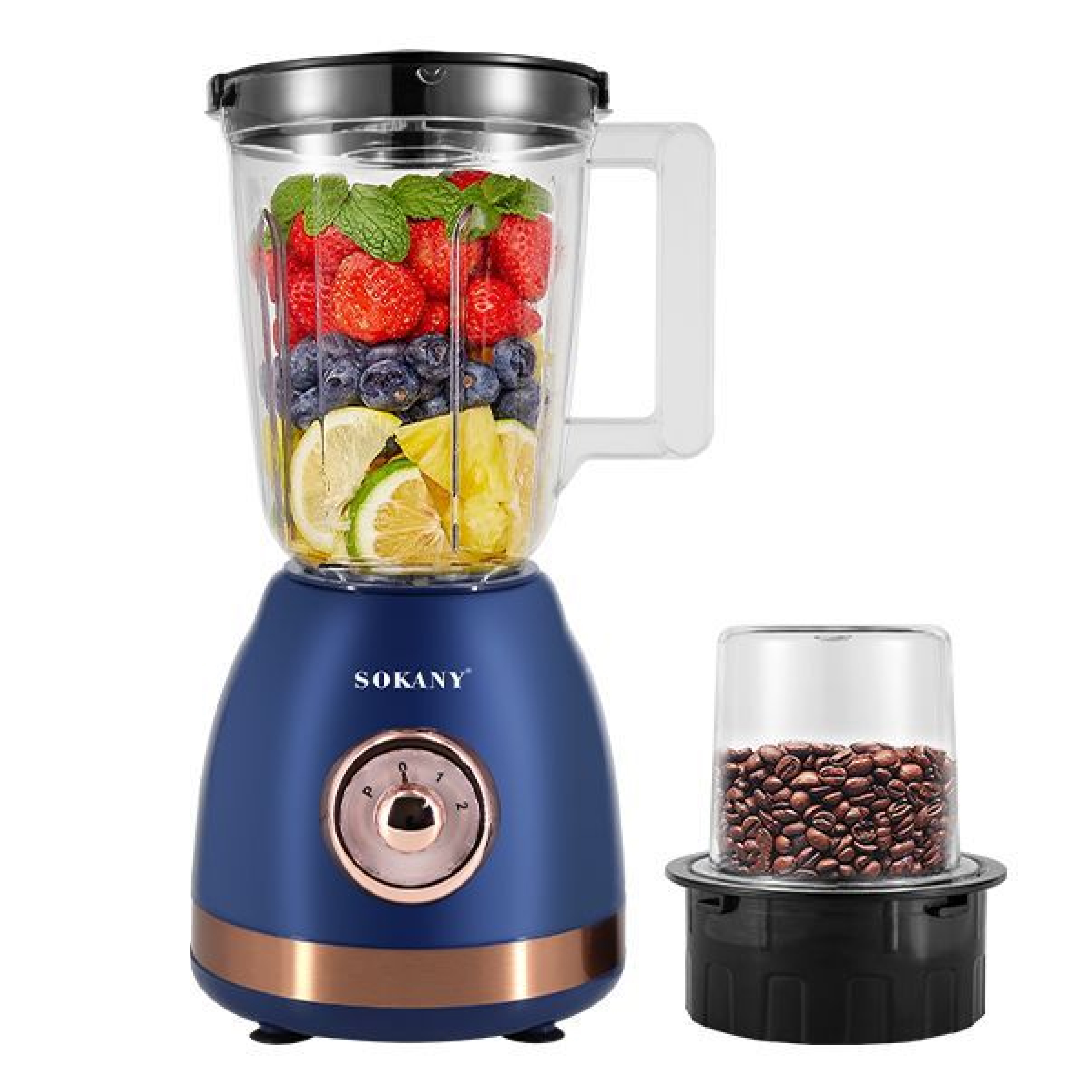 Blender Sokany Juice Extractor 2in1 SK-163 1.5L — 3