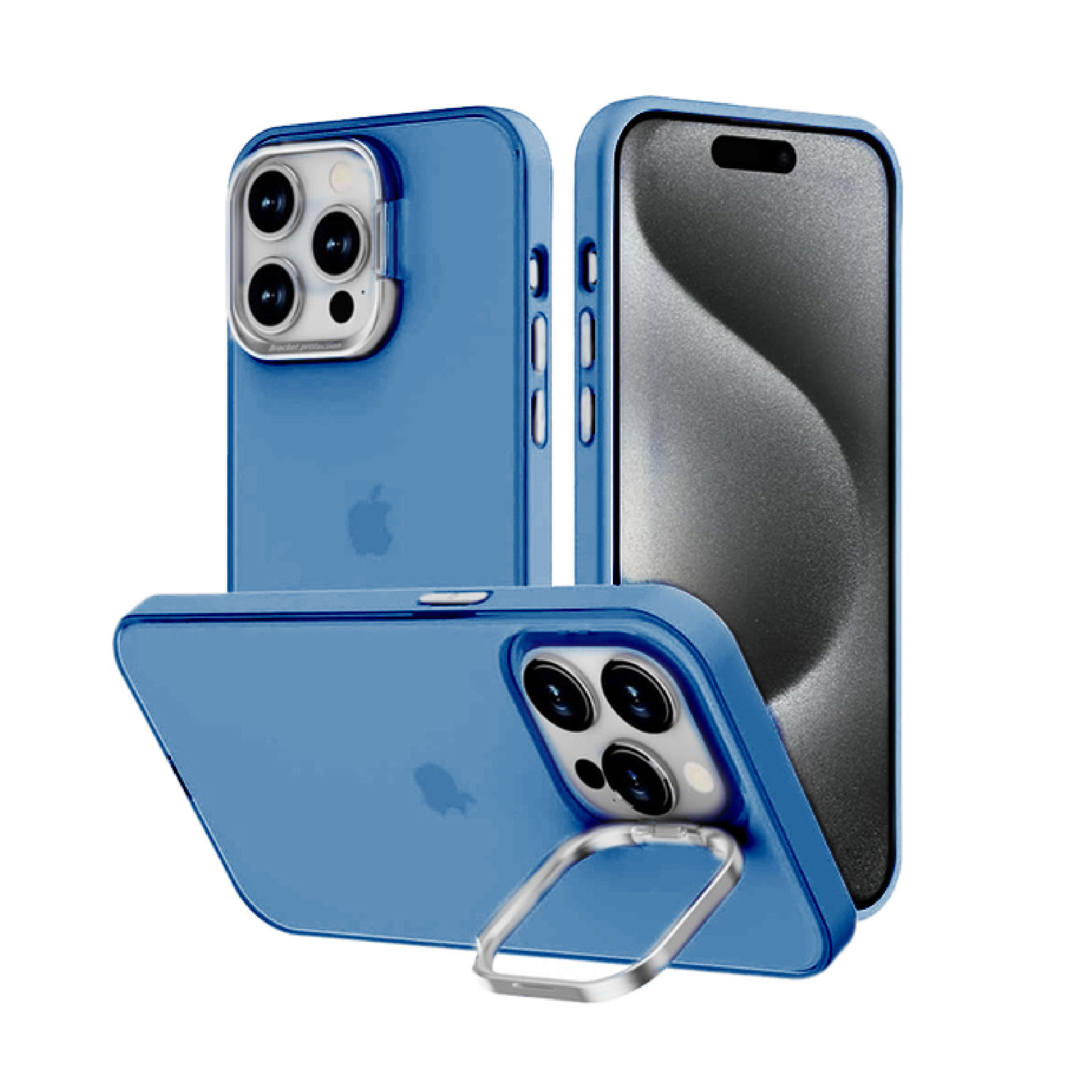 Case iPhone 15 pro J-Case TPU Creative Glitter+stand colors