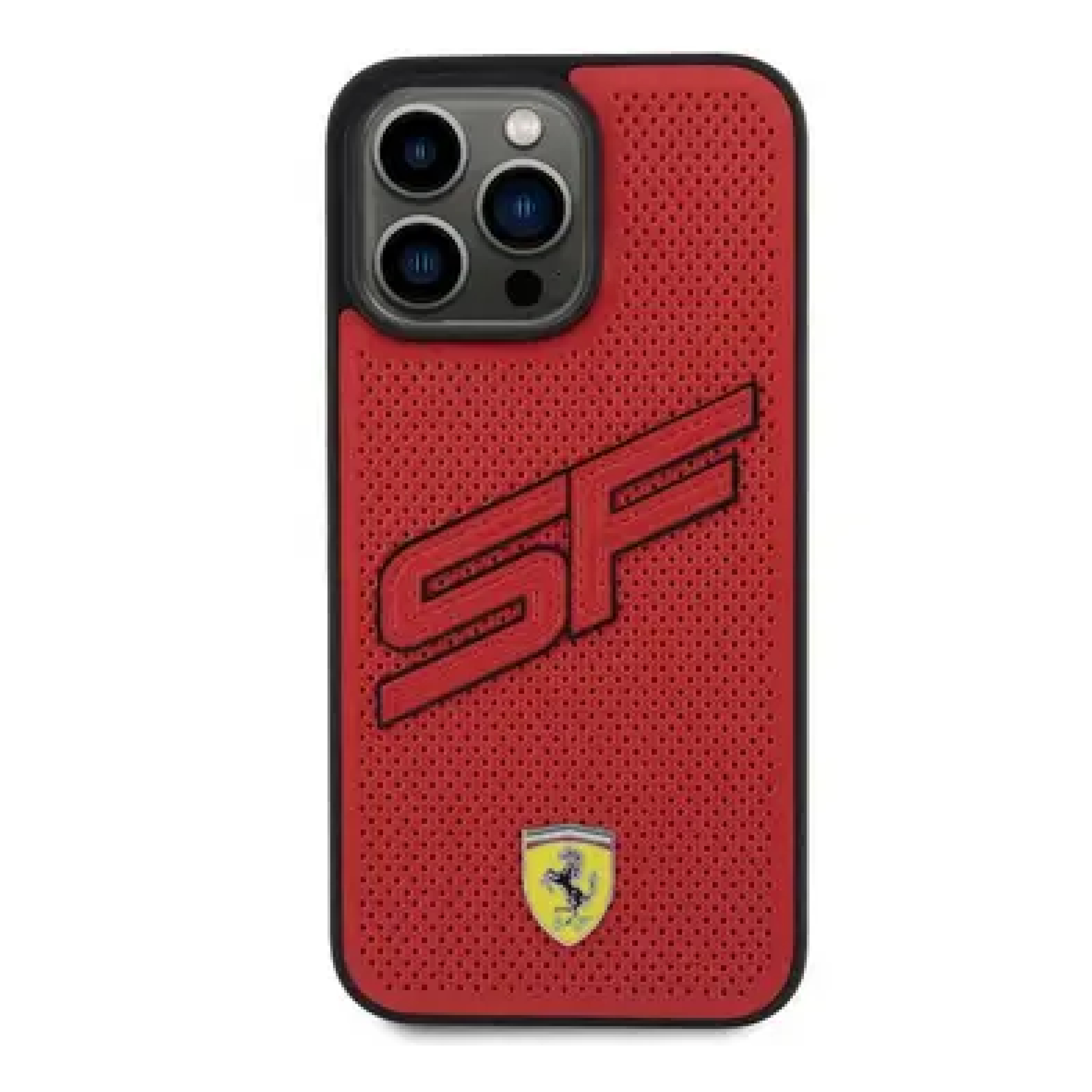 Case iPhone 15 pro max Ferrari PU Leather SF Perfor