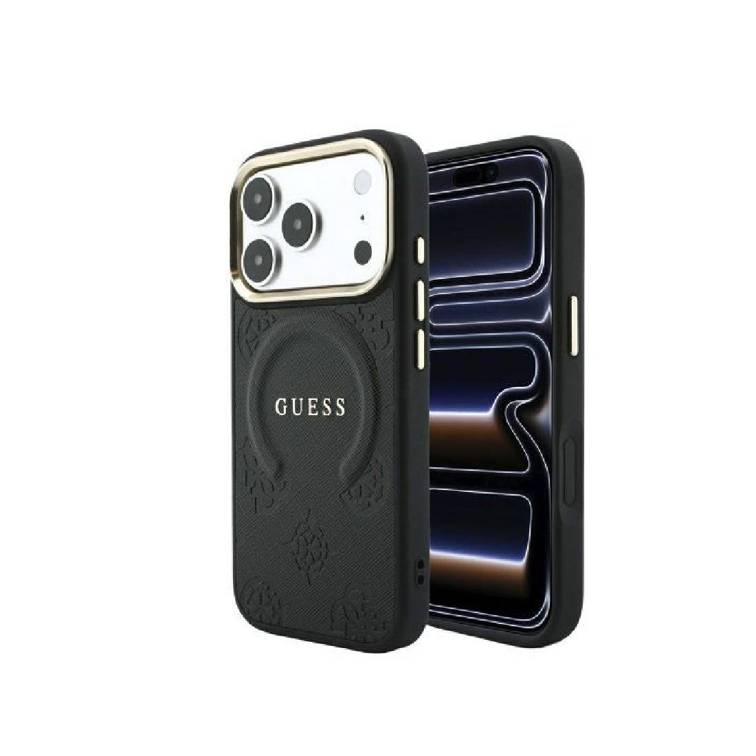 Պատյան iPhone 18 Pro Max Guess MagSafe Saffiano & Ring