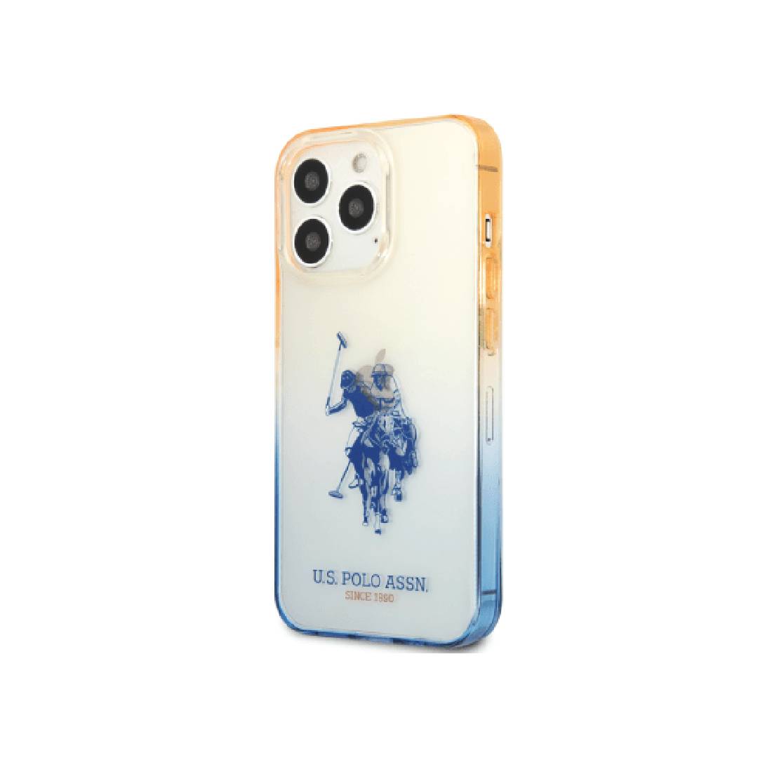 Case U․S․ Polo ASSN PC TPU Case With Dyed Bumper & Horse Logo for iPhone 14 Pro