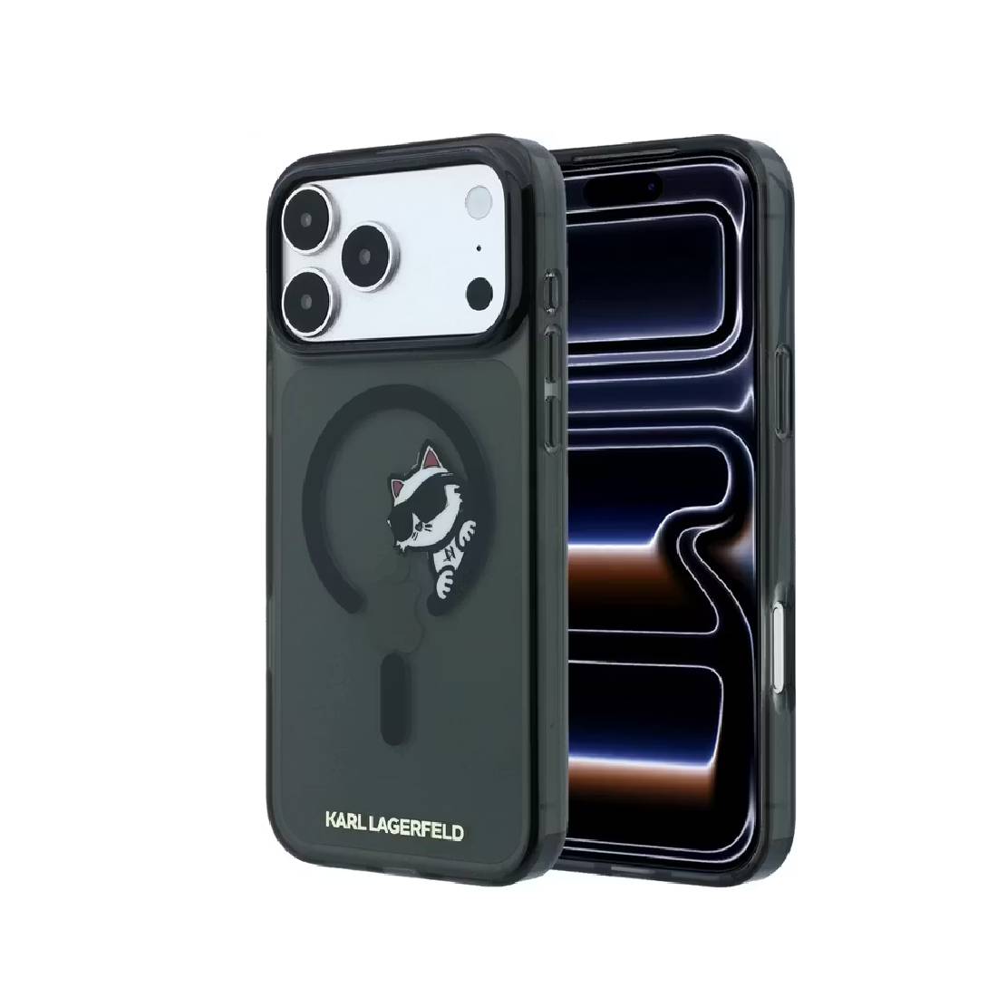 Պատյան iPhone 18 Pro Max Karl Lagerfeld IML Hard Cover Peekaboo Print