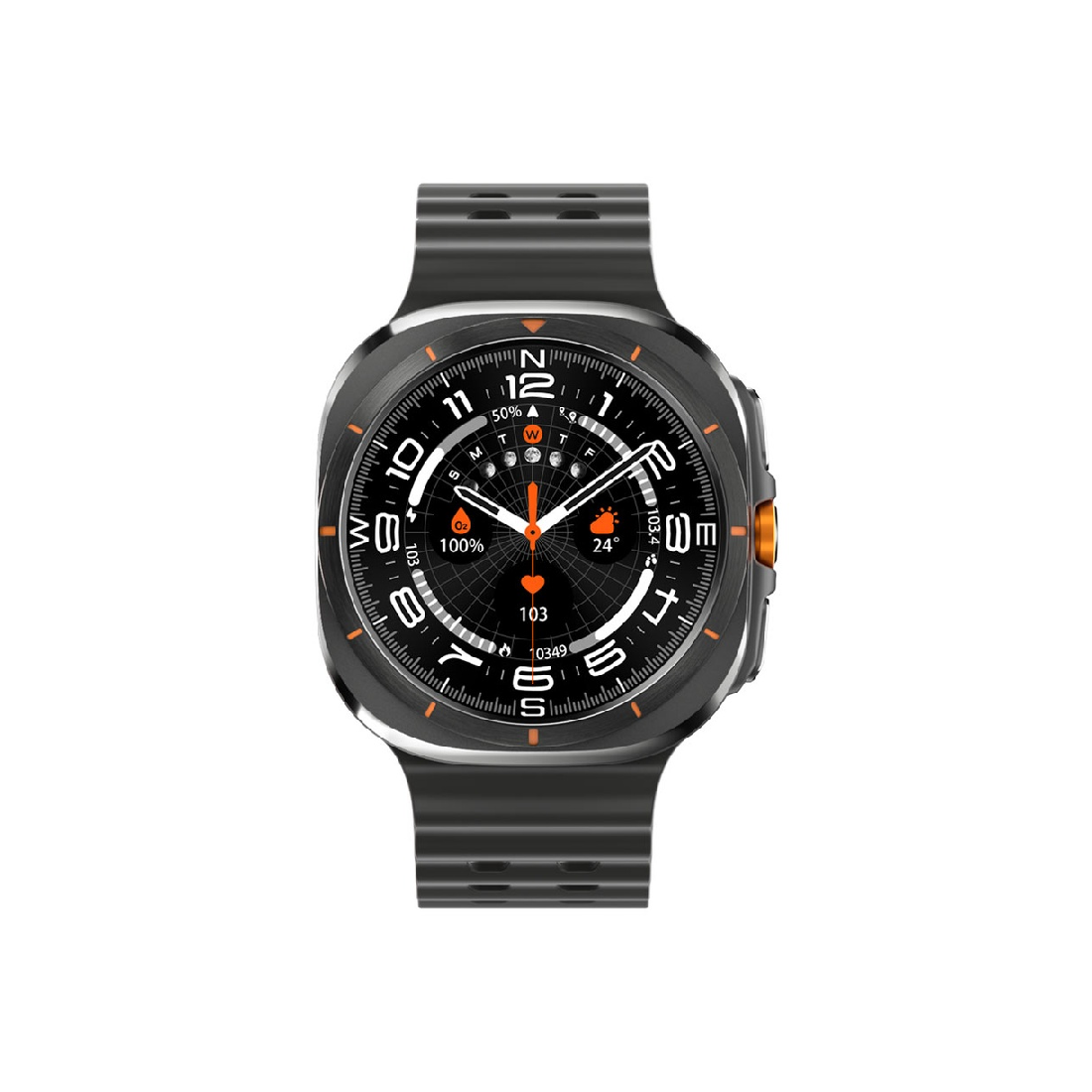 Porodo Voyager Amoled -Silver PDLFST011SL 34mm
