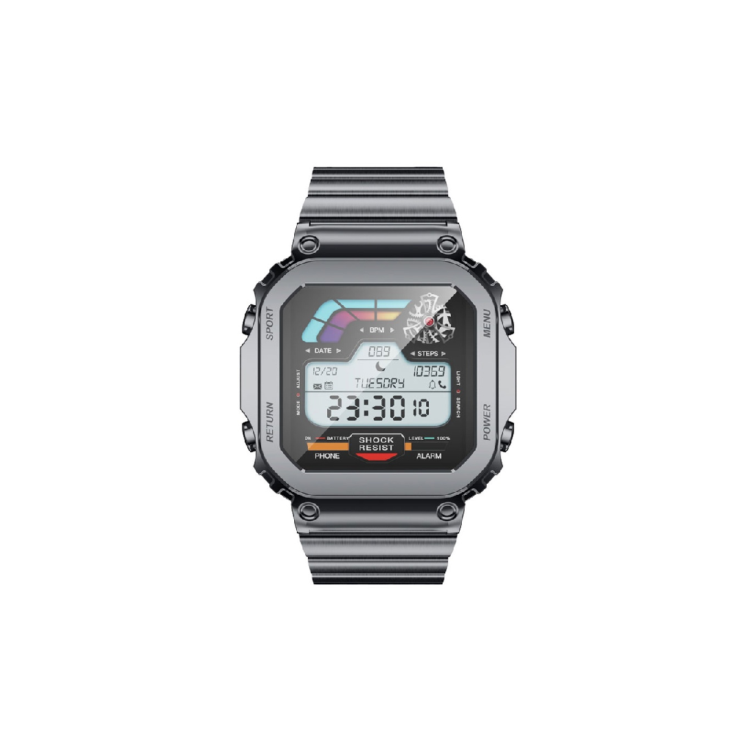 Խելացի ժամացույց Porodo Nomad Smart Watch — 3